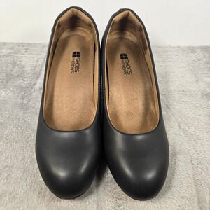 Shoes For Crews 51902W Black Slip Resistant Professional Pumps Heels Womens 9